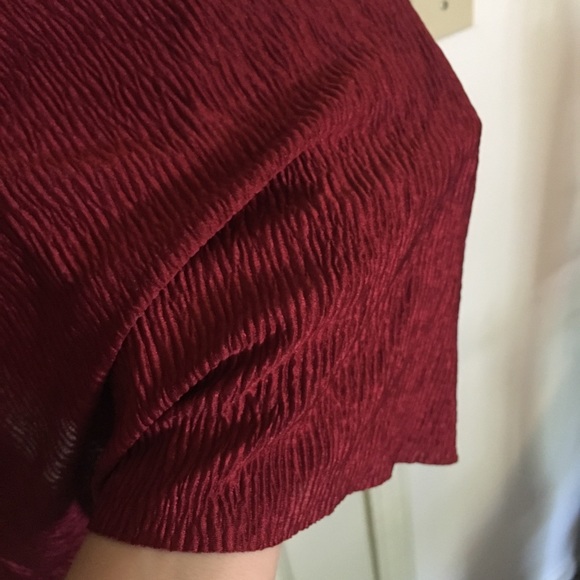 {Topshop} twisted-knot open back blouse - Picture 3 of 5